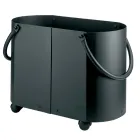 Trähållare i olika utföranden med 2 sidohandtag Made in Italy - Impala Viadurini