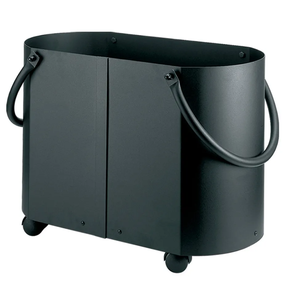 Trähållare i olika utföranden med 2 sidohandtag Made in Italy - Impala Viadurini