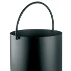 Metallstockhållare med topphandtag och hjul Tillverkad i Italien - Bison Viadurini