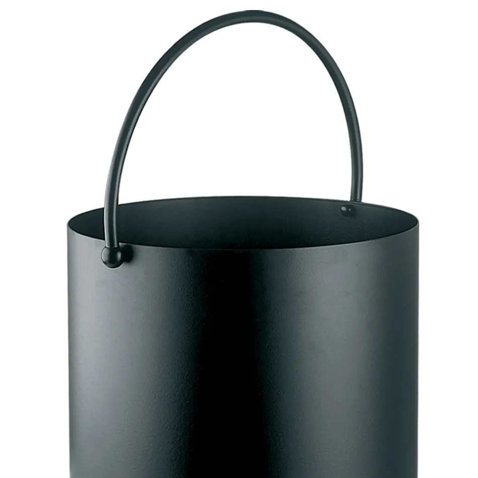 Metallstockhållare med topphandtag och hjul Tillverkad i Italien - Bison Viadurini