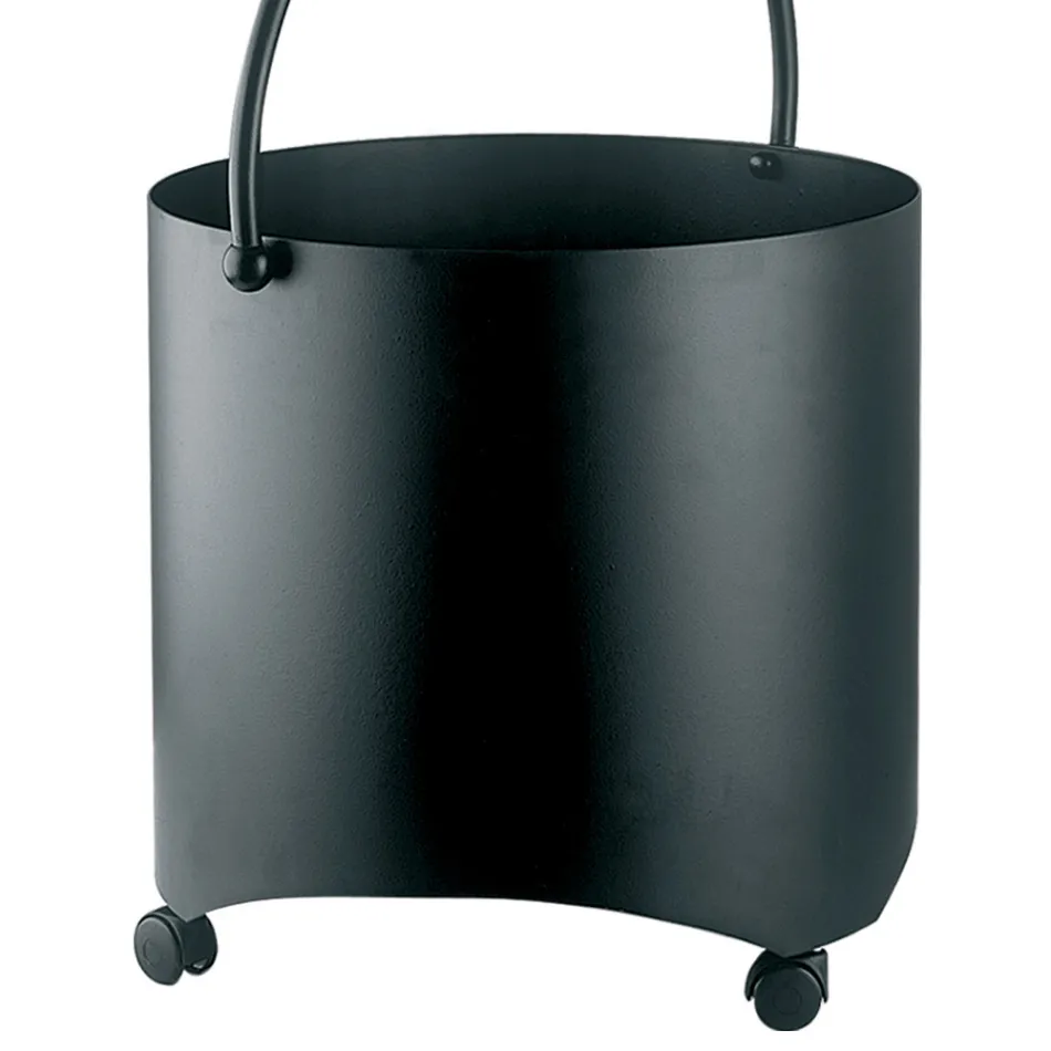 Metallstockhållare med topphandtag och hjul Tillverkad i Italien - Bison Viadurini