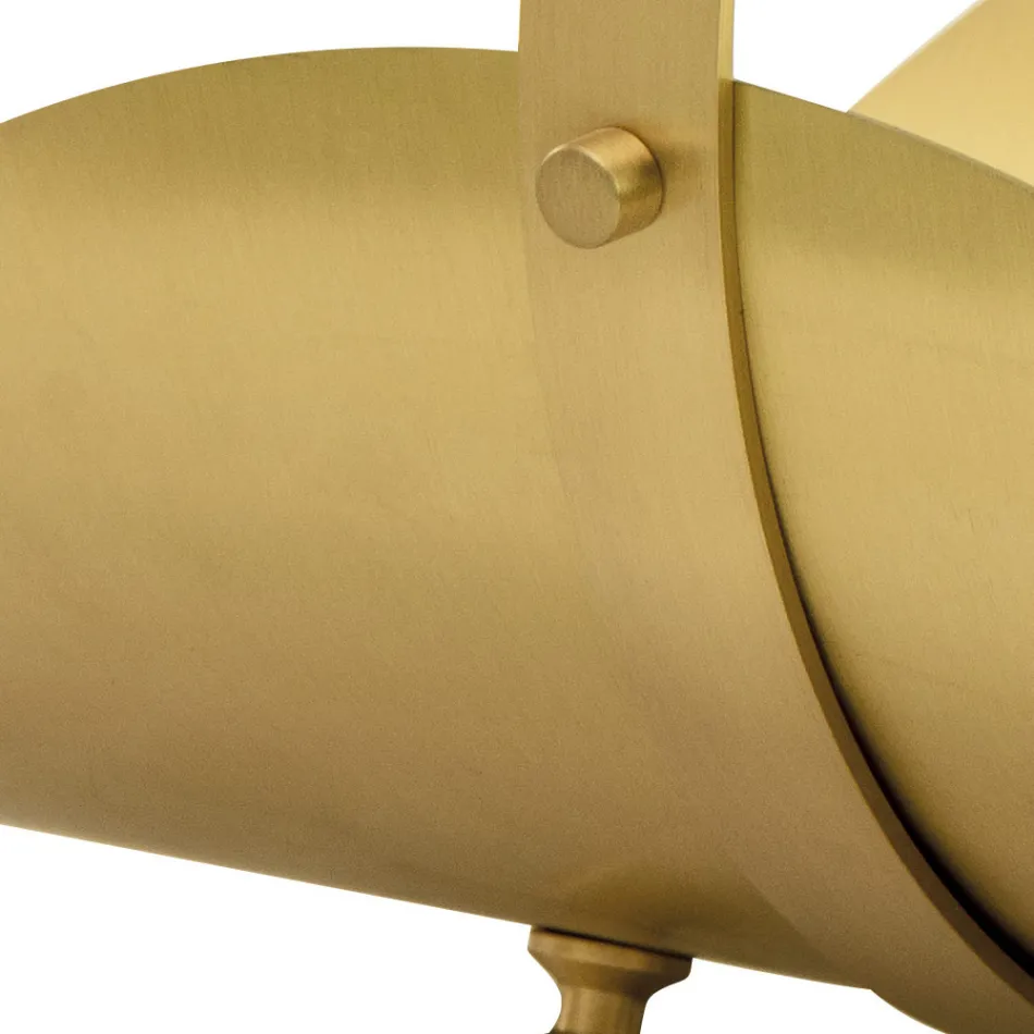 Mässingsstockhållare med handtag och 4 fot Made in Italy - Tiger Viadurini