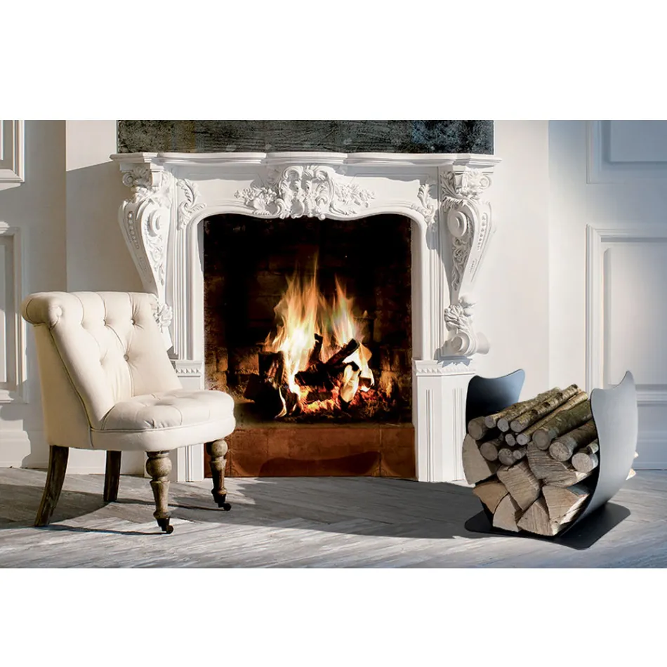 Intern vedhållare i målat stål tillverkad i Italien - Leopoldo Viadurini