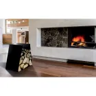 Modern golvstockhållare i målat stål tillverkad i Italien - Demetra Viadurini