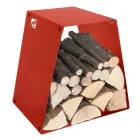 Modern golvstockhållare i målat stål tillverkad i Italien - Demetra Viadurini