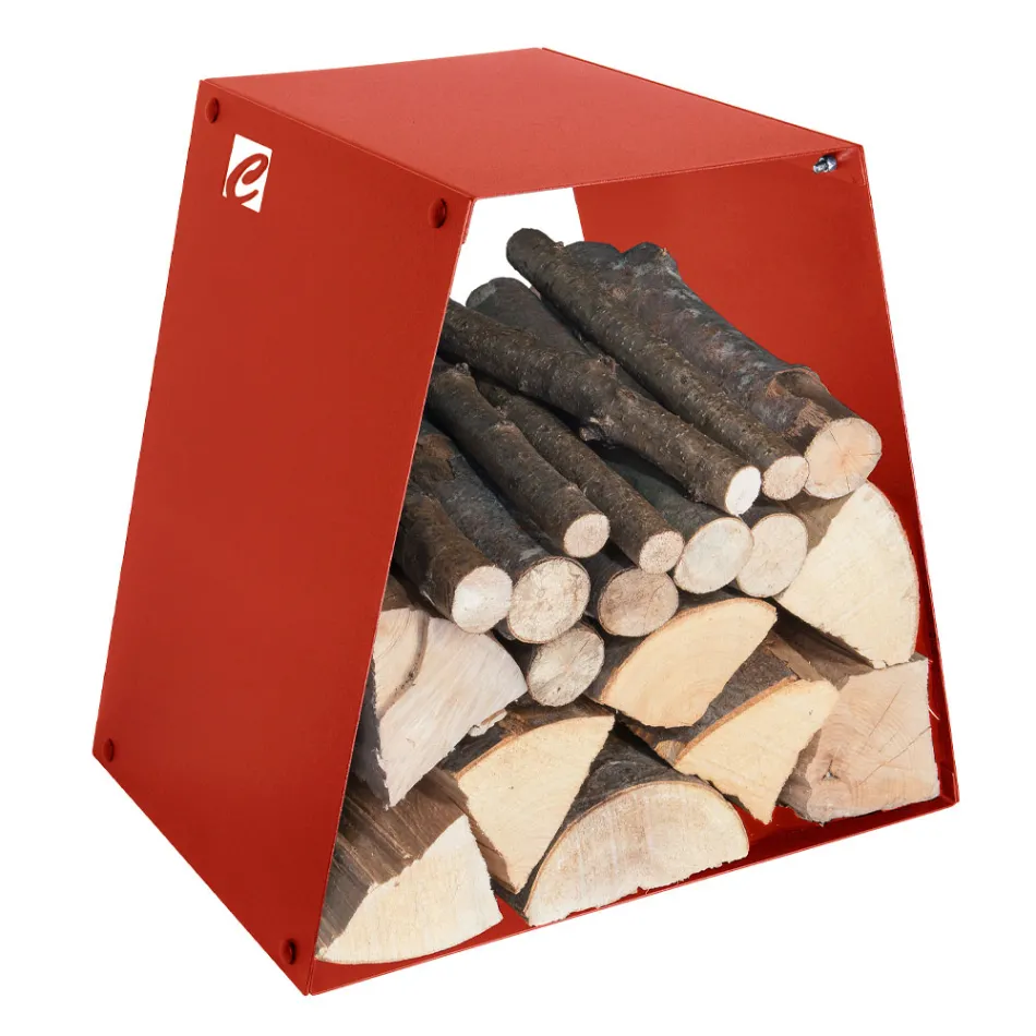 Modern golvstockhållare i målat stål tillverkad i Italien - Demetra Viadurini