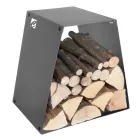 Modern golvstockhållare i målat stål tillverkad i Italien - Demetra Viadurini