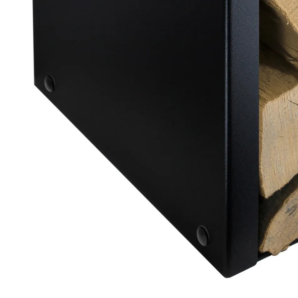 Modern stockhållare i målat stål tillverkad i Italien - Patrik Viadurini