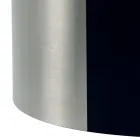 Modern trähållare gjord av metall med hjul tillverkad i Italien - penna Viadurini