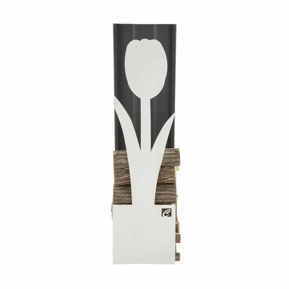 Öppen spishållare för Camino Caf Design Tillverkad i Italien PLV F Viadurini