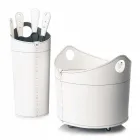 Vedhållare, järnhållare och strykjärn för Nicad läder, tillverkad i Italien Viadurini