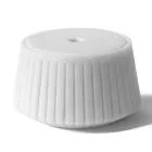 Vit Carrara marmor eller svart Portoro Design randig förvaringshållare - Kairo Viadurini