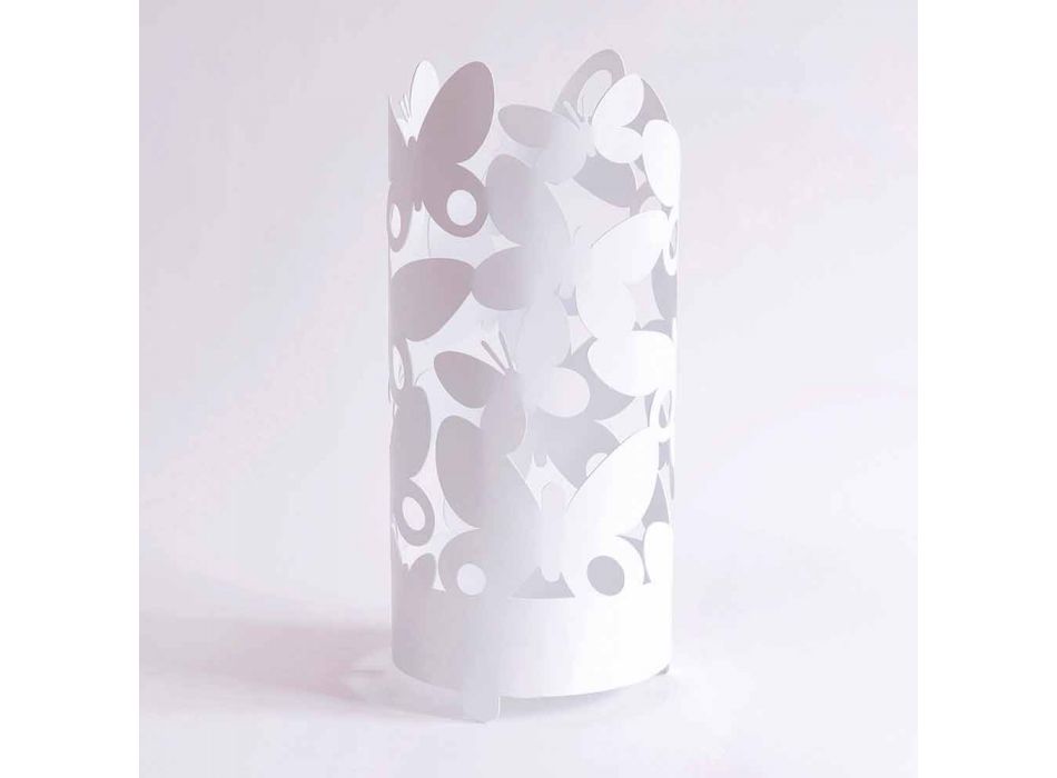 Designparaplystativ med form av järnfjärilar tillverkade i Italien - Maura Viadurini