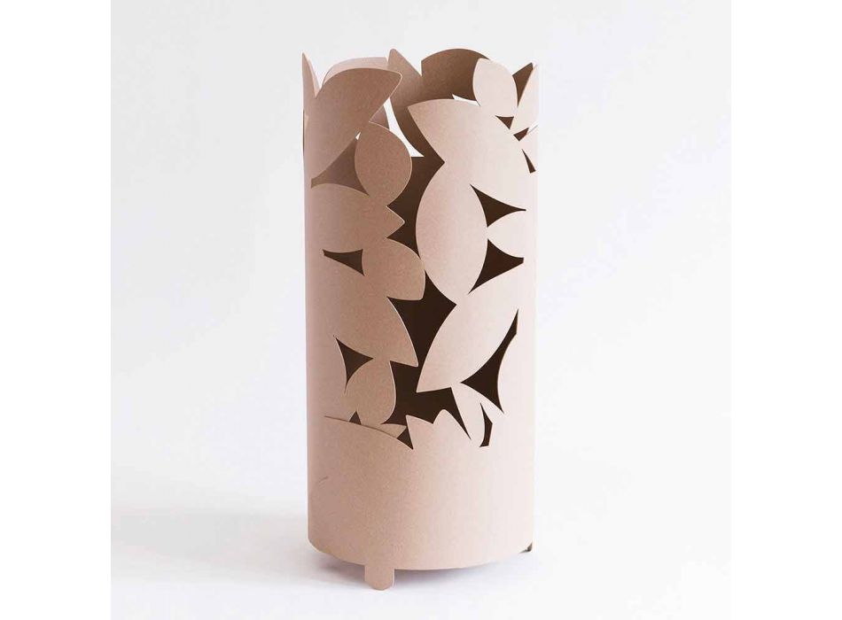 Designparaplystativ med form av järnblad tillverkade i Italien - Piumotto Viadurini