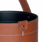 Design paraply står i Regen regenererat läder, tillverkat i Italien Viadurini