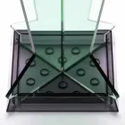 Paraplyställ för modern design i metakrylatkolarato Tillverkad i Italien - Pappa Viadurini