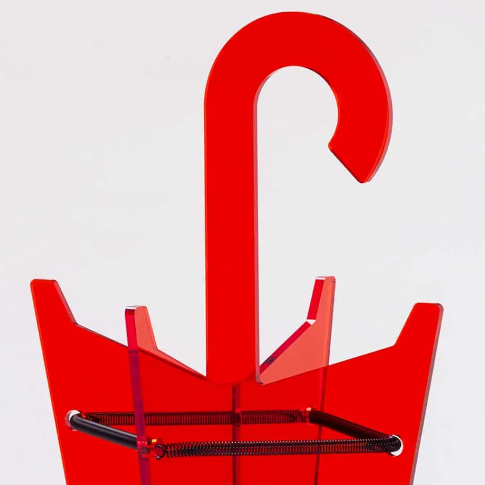 Paraplyställ för modern design i metakrylatkolarato Tillverkad i Italien - Pappa Viadurini