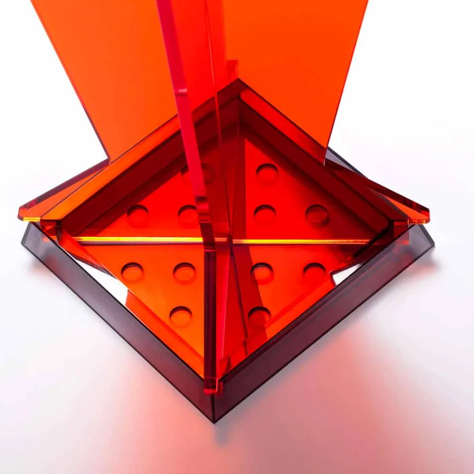 Paraplyställ för modern design i metakrylatkolarato Tillverkad i Italien - Pappa Viadurini