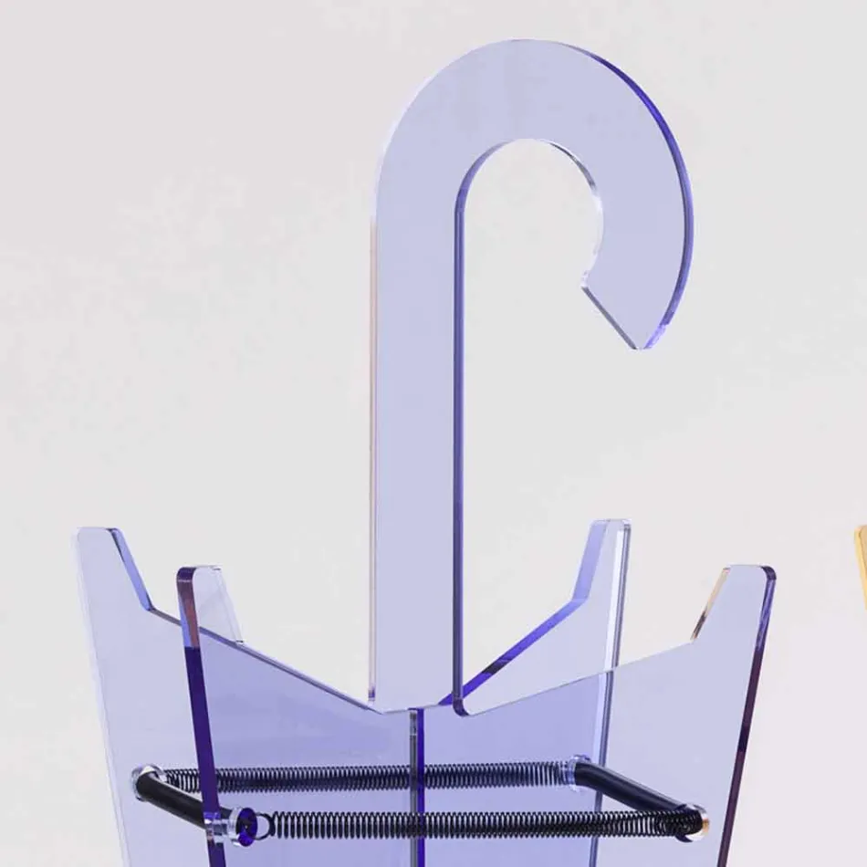 Paraplyställ för modern design i metakrylatkolarato Tillverkad i Italien - Pappa Viadurini