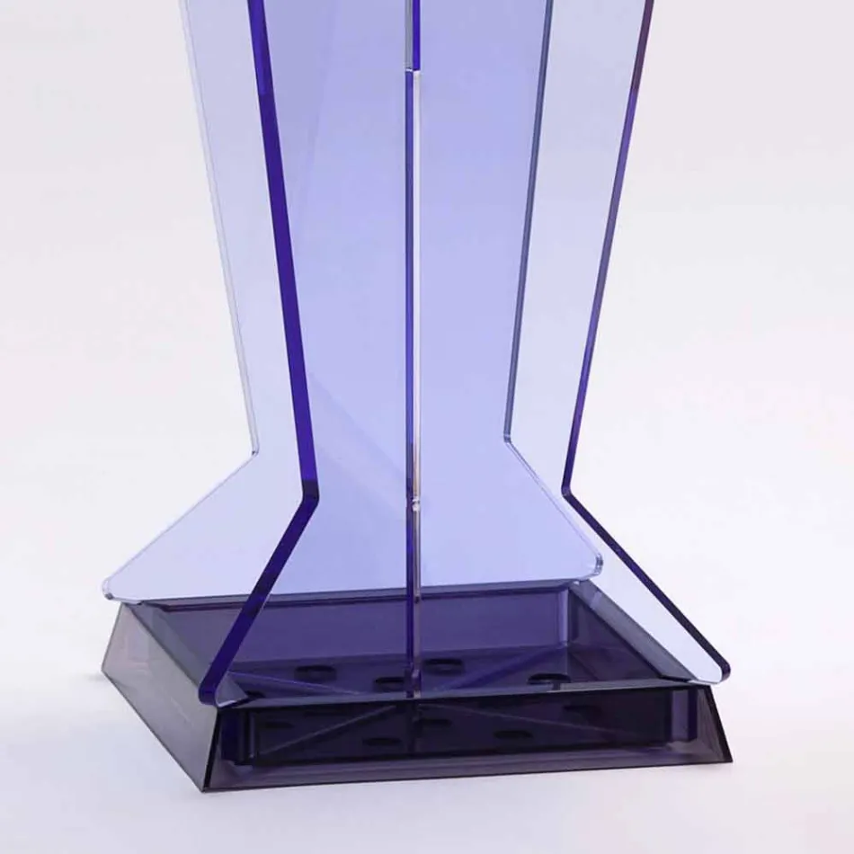 Paraplyställ för modern design i metakrylatkolarato Tillverkad i Italien - Pappa Viadurini