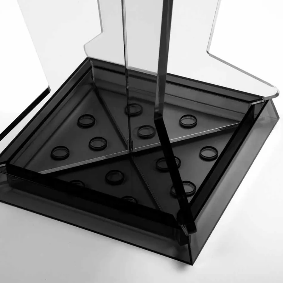 Paraplyställ för modern design i metakrylatkolarato Tillverkad i Italien - Pappa Viadurini