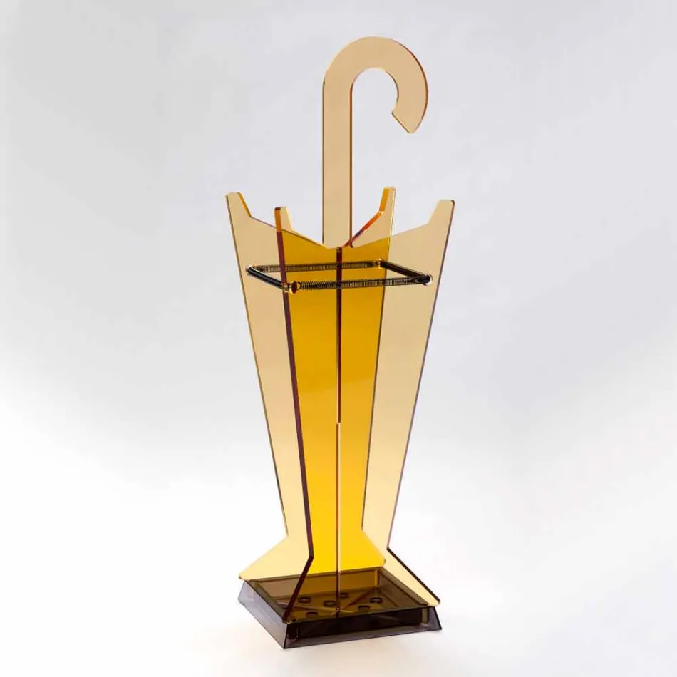 Paraplyställ för modern design i metakrylatkolarato Tillverkad i Italien - Pappa Viadurini