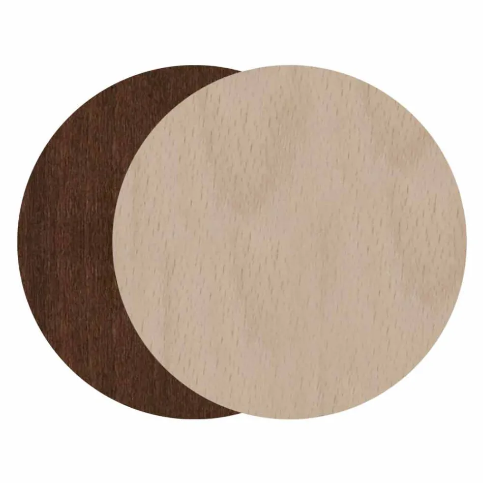 Paraplyställ i modernt rektangulärt design i dekorerat trä - Dekoro Viadurini