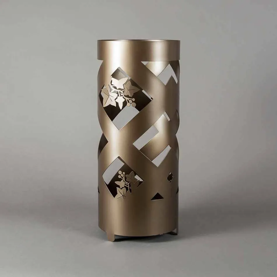 Paraplyställ i färgat järn av modern design gjord i Italien - Enrica Viadurini