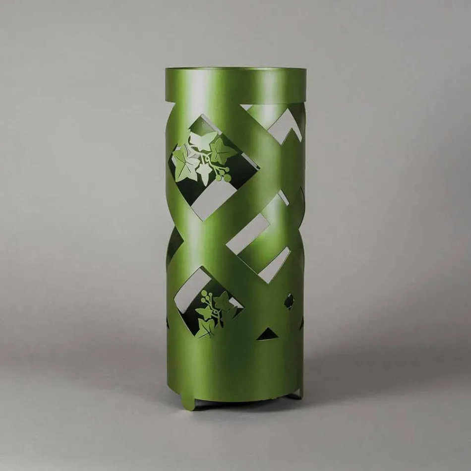 Paraplyställ i färgat järn av modern design gjord i Italien - Enrica Viadurini