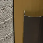 Paraplyställ i guld- och bronsmålad plåt Tillverkad i Italien - Azalea Viadurini