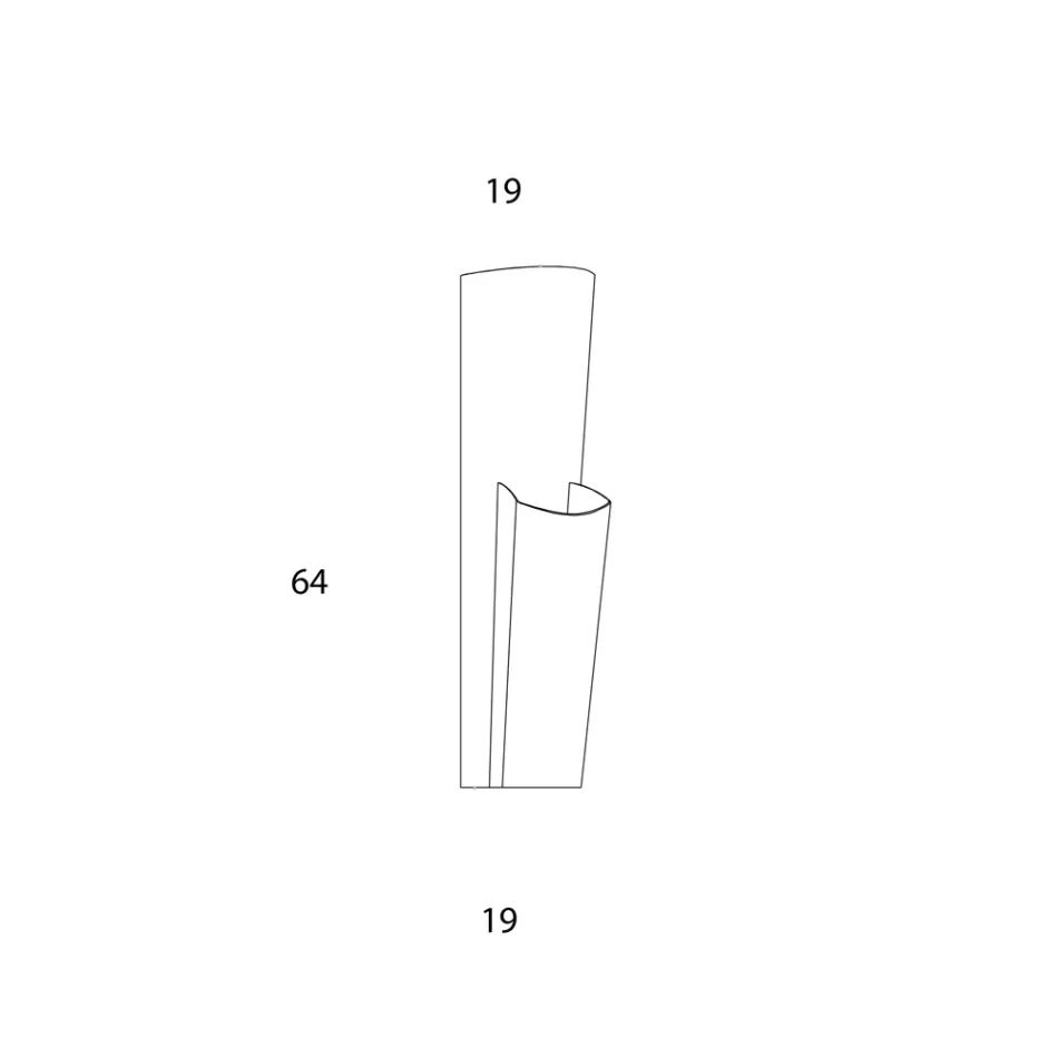 Paraplyställ i guld- och bronsmålad plåt Tillverkad i Italien - Azalea Viadurini