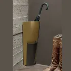 Paraplyställ i guld- och bronsmålad plåt Tillverkad i Italien - Azalea Viadurini