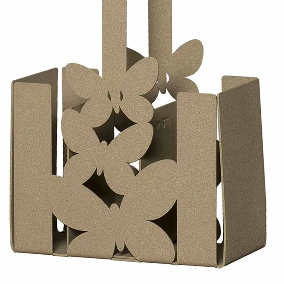 Moderna bordsbestickhållare i vitt, beige eller elfenben järn tillverkat Italien - Laida Viadurini