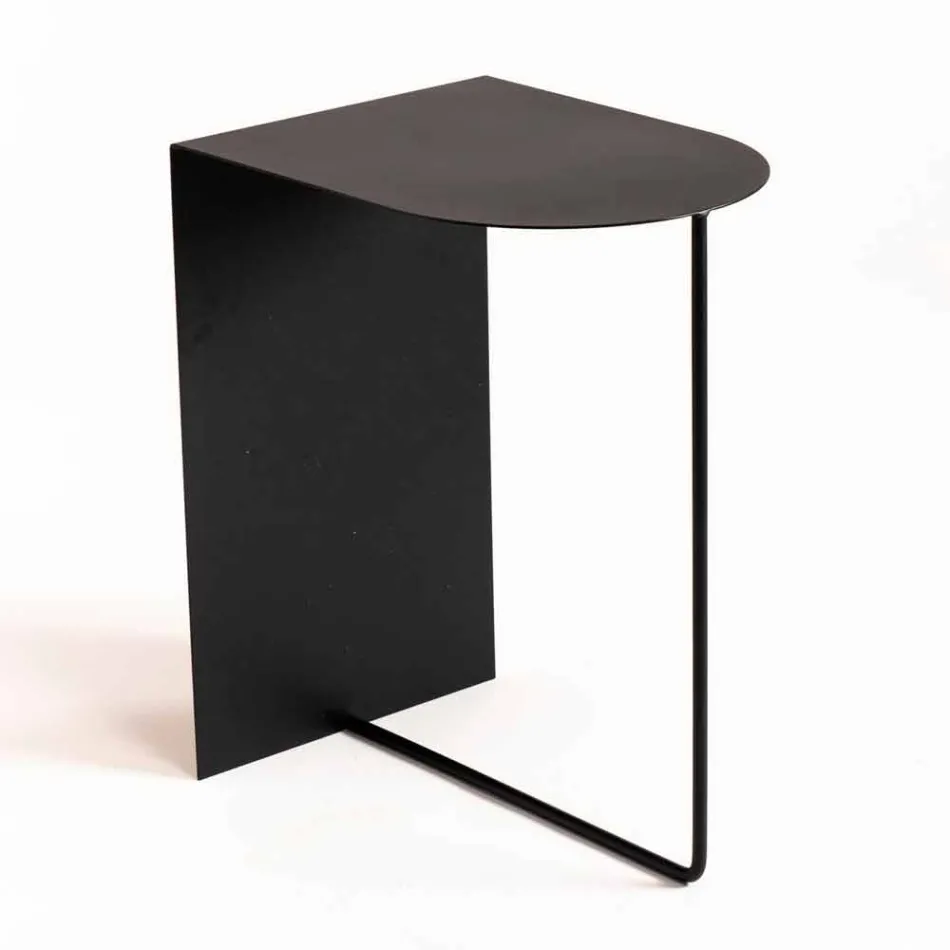 Modernt golvmagasinstativ i färgat stål tillverkat i Italien - Marinella Viadurini