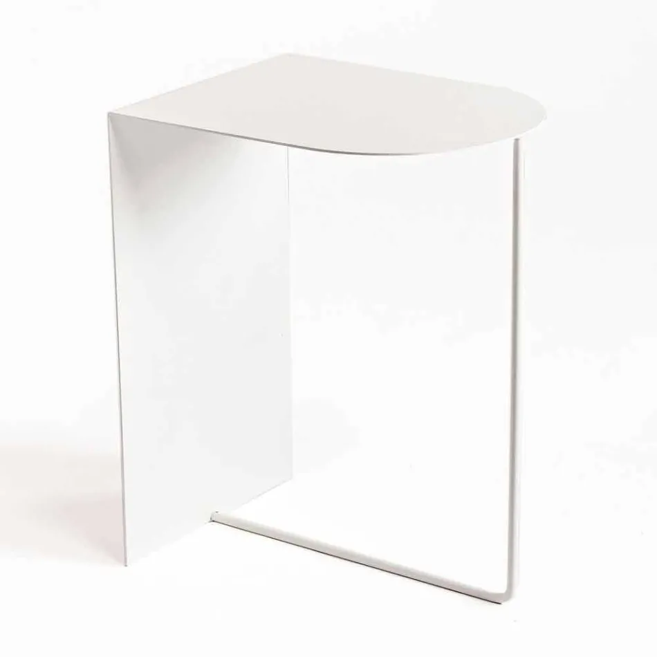 Modernt golvmagasinstativ i färgat stål tillverkat i Italien - Marinella Viadurini