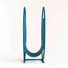 Round Design Steel Magazine Rack tillverkad i Italien - slev Viadurini