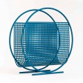 Round Design Steel Magazine Rack tillverkad i Italien - slev