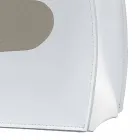 Design magasinställ i läder med modern Beatrice design Viadurini