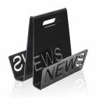 Rack i svart eller genomskinligt plexiglasmagasin tillverkat i Italien - Omar Viadurini