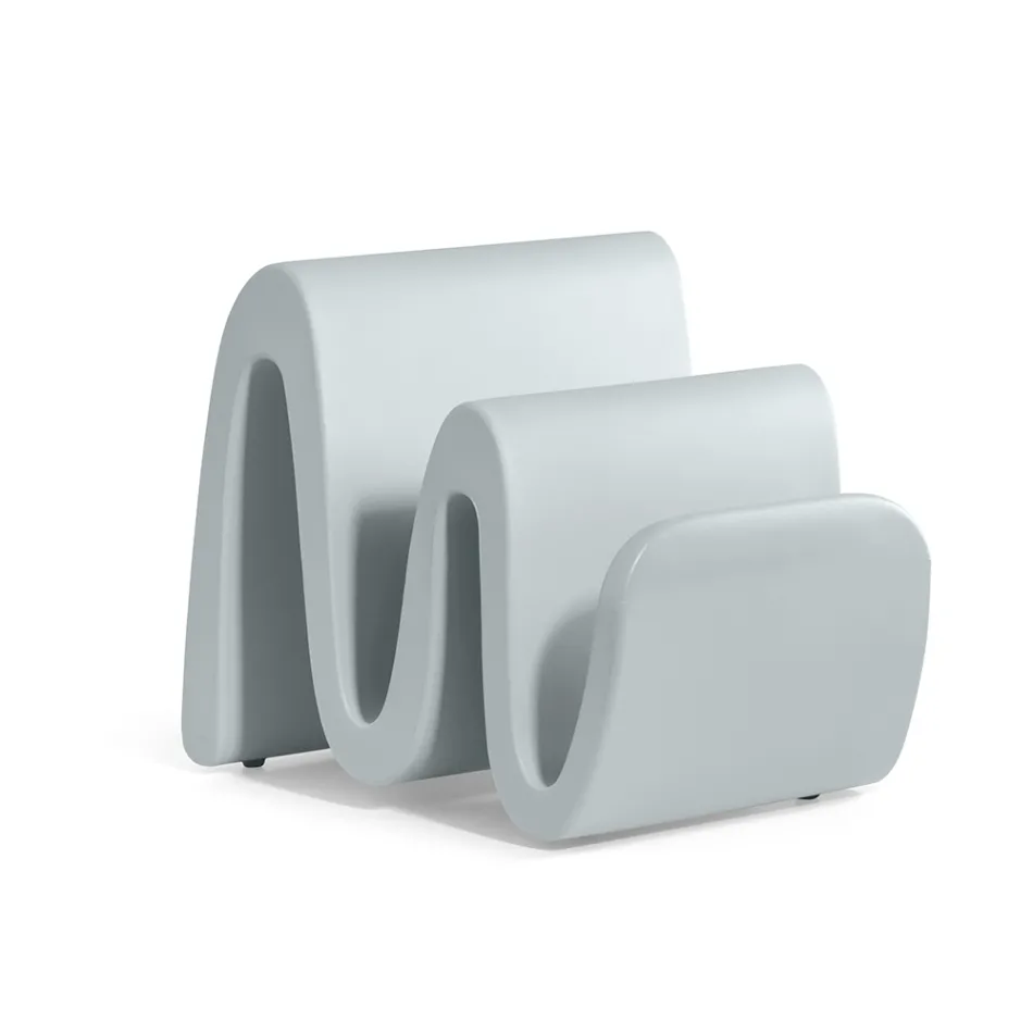 Tidningsställ i modern färgad polyeten tillverkad i Italien - Munoz Viadurini