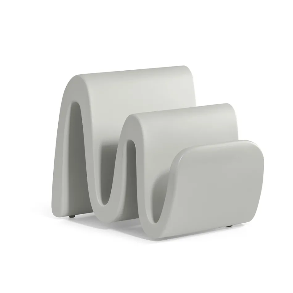 Tidningsställ i modern färgad polyeten tillverkad i Italien - Munoz Viadurini