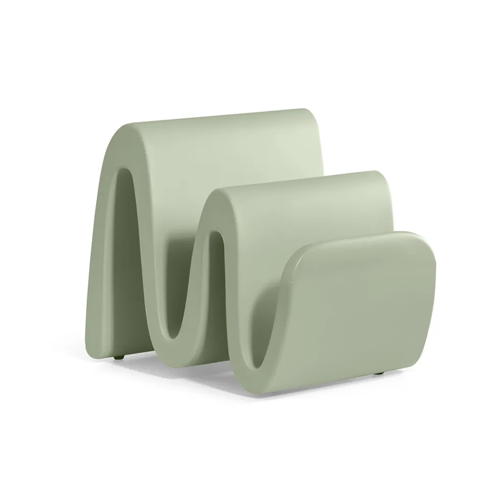 Tidningsställ i modern färgad polyeten tillverkad i Italien - Munoz Viadurini