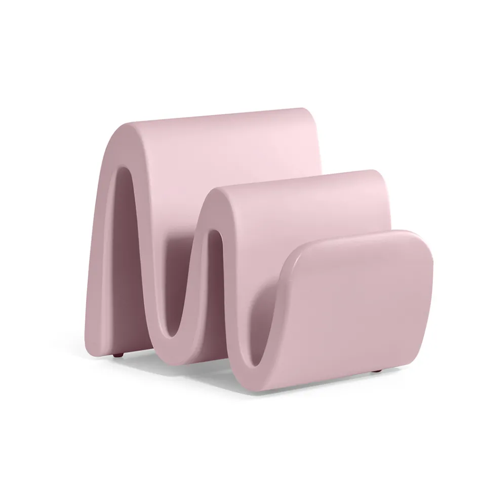 Tidningsställ i modern färgad polyeten tillverkad i Italien - Munoz Viadurini