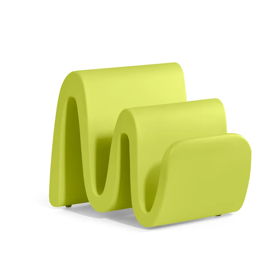 Tidningsställ i modern färgad polyeten tillverkad i Italien - Munoz Viadurini