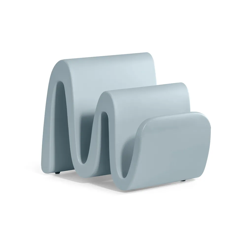 Tidningsställ i modern färgad polyeten tillverkad i Italien - Munoz Viadurini