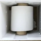 Badrumsrullehållare i vit Corian eller med svarta skär italiensk design - Elono Viadurini