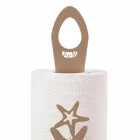 Marina Fantasy Kitchen Roll Holder i järn handgjord i Italien - Maste Viadurini
