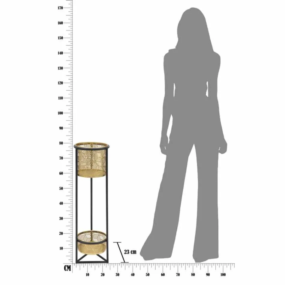 Modern Design Round Double Iron Pot Holder - Addie Viadurini