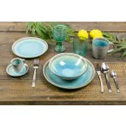 Design bestick i 24 delar i sköldpaddseffektstål - Rock Viadurini