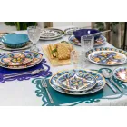 Design Serveringsbestick i satinstål 24 delar komplett - Fayette Viadurini